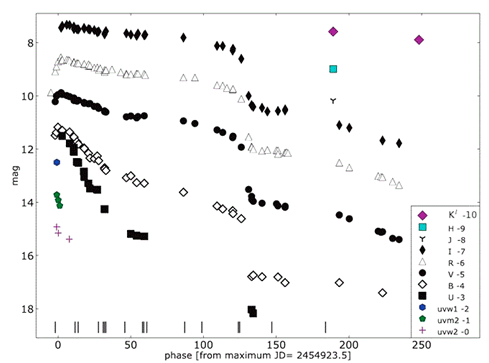 SN 2009bw light curves